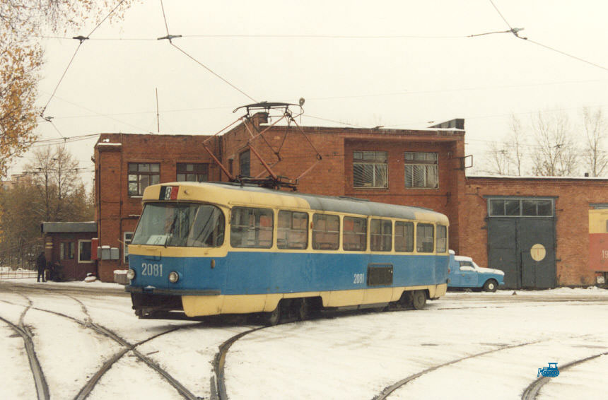Іжкар, Tatra T3SU (двухдверная) № 2081; Іжкар — Старые фотографии