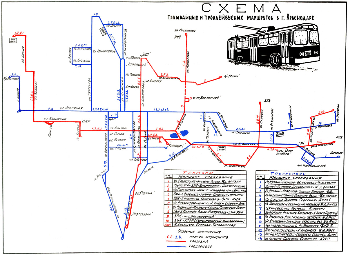 Краснодар — Схемы
