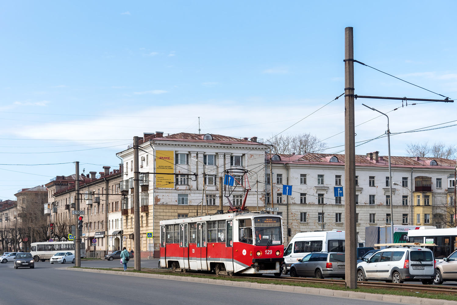 Cherepovets, 71-608KM nr. 129; Cherepovets — Line