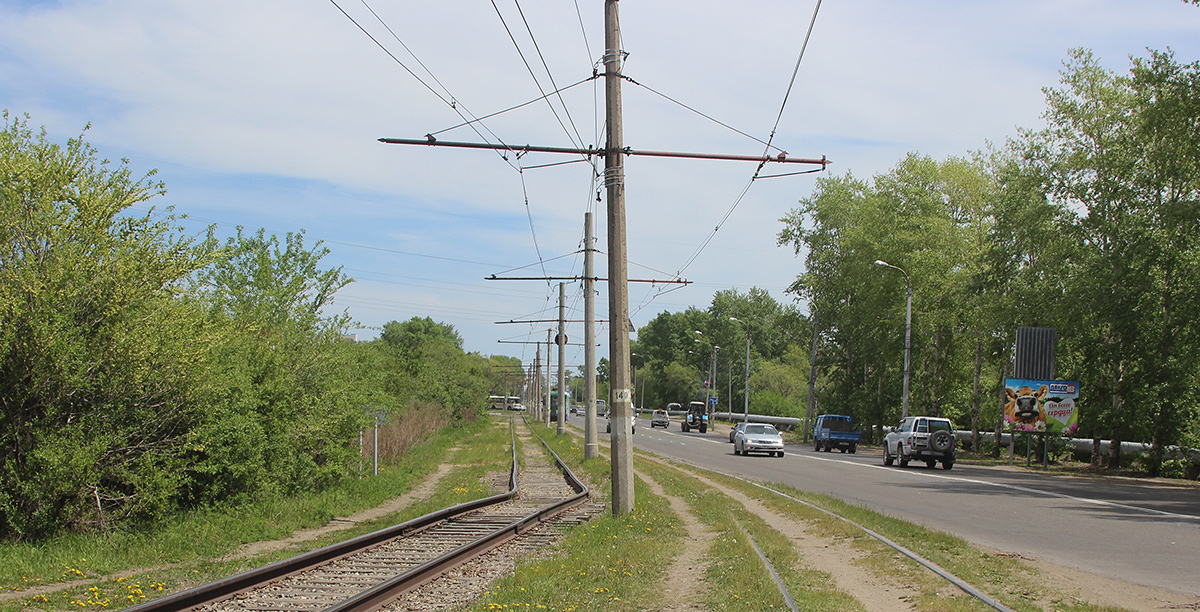 Komsomolsk-on-Amur — Tramway Lines and Infrastructure