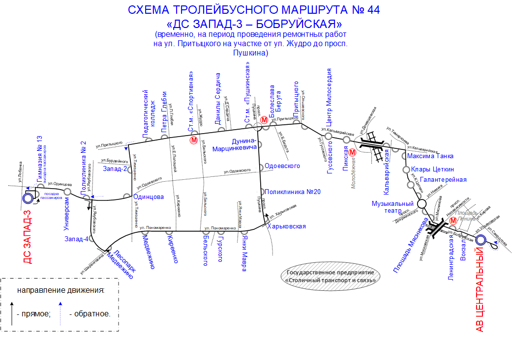 Минск — Схемы