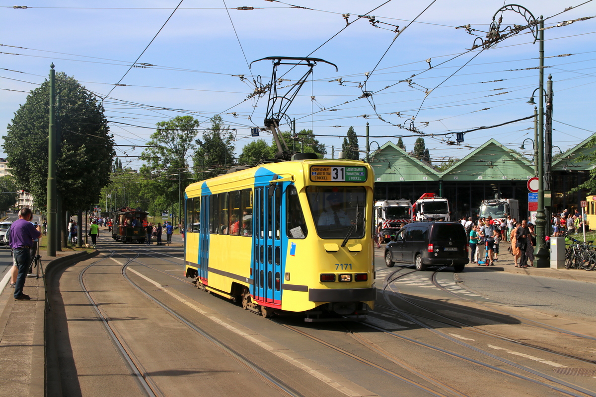Brüsszel, BN PCC series 7000 — 7171; Brüsszel — 40 years of the Tram Museum (22/05/2022)