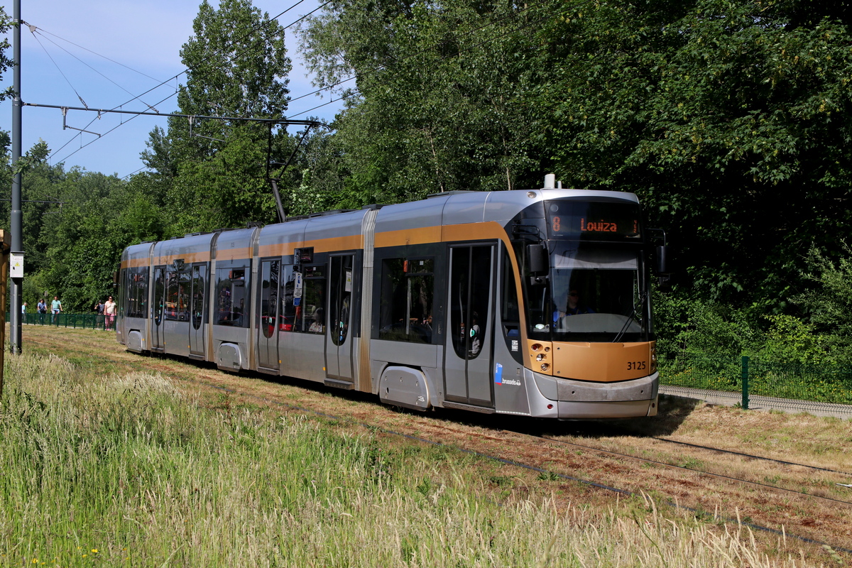 Brüssel, Bombardier T3000 Nr. 3125; Brüssel — 40 years of the Tram Museum (22/05/2022)