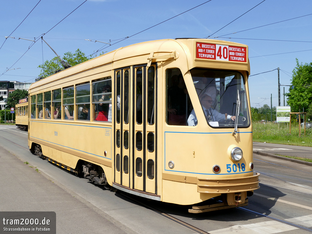 Брюссель, MIVB/STIB Series 5000 (modernized) № 5018; Брюссель — 
