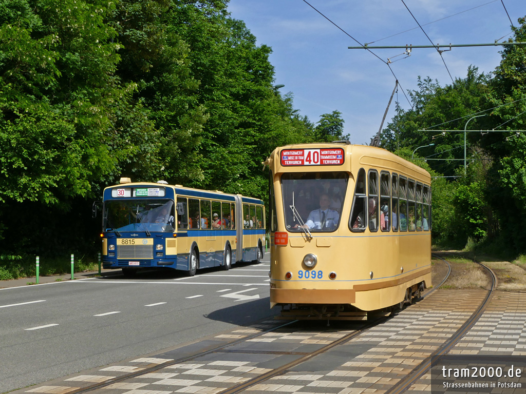 Brussels, MIVB/STIB Series 9000 № 9098; Brussels — 40 years of the Tram Museum (22/05/2022)