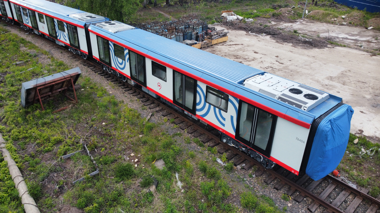 Moscow, 81-776 “Moskva 2020”  (MVM) № 76404; Mytishchi — New cars for the Moscow metro