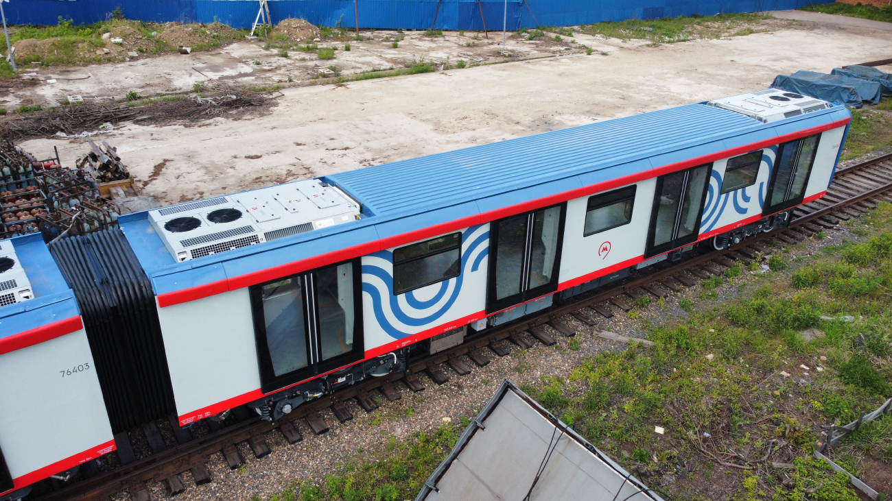 Moskau, 81-776 “Moskva 2020”  (MVM) Nr. 76404; Mytischtschi — New cars for the Moscow metro