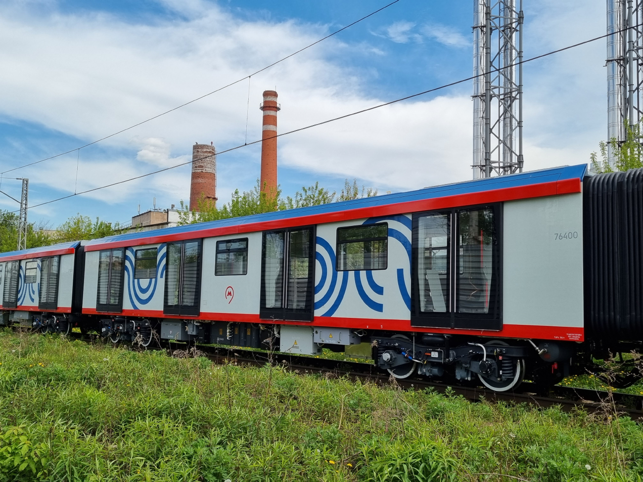 Moscova, 81-776 “Moskva 2020”  (MVM) nr. 76400; Mytishchi — New cars for the Moscow metro