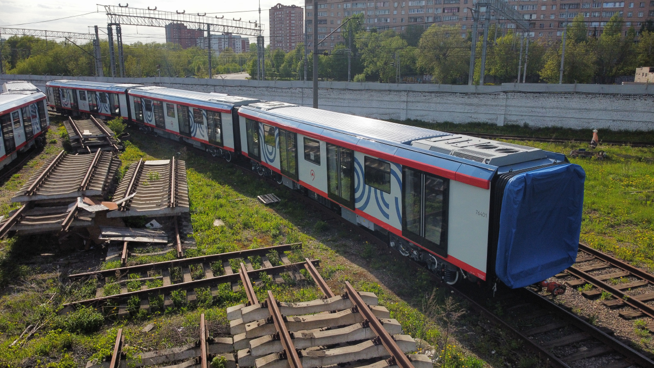 Moskva, 81-776 “Moskva 2020”  (MVM) č. 76401; Mytishchi — New cars for the Moscow metro