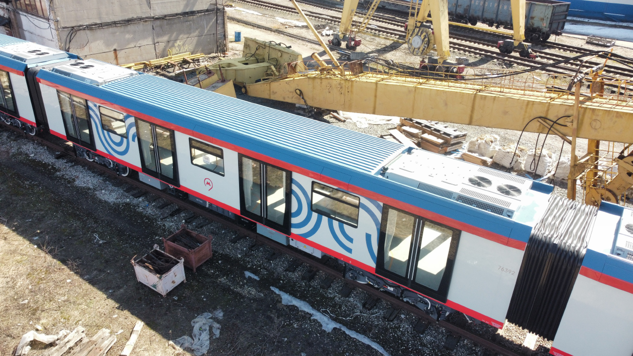 Moskva, 81-776 “Moskva 2020”  (MVM) č. 76392; Mytishchi — New cars for the Moscow metro