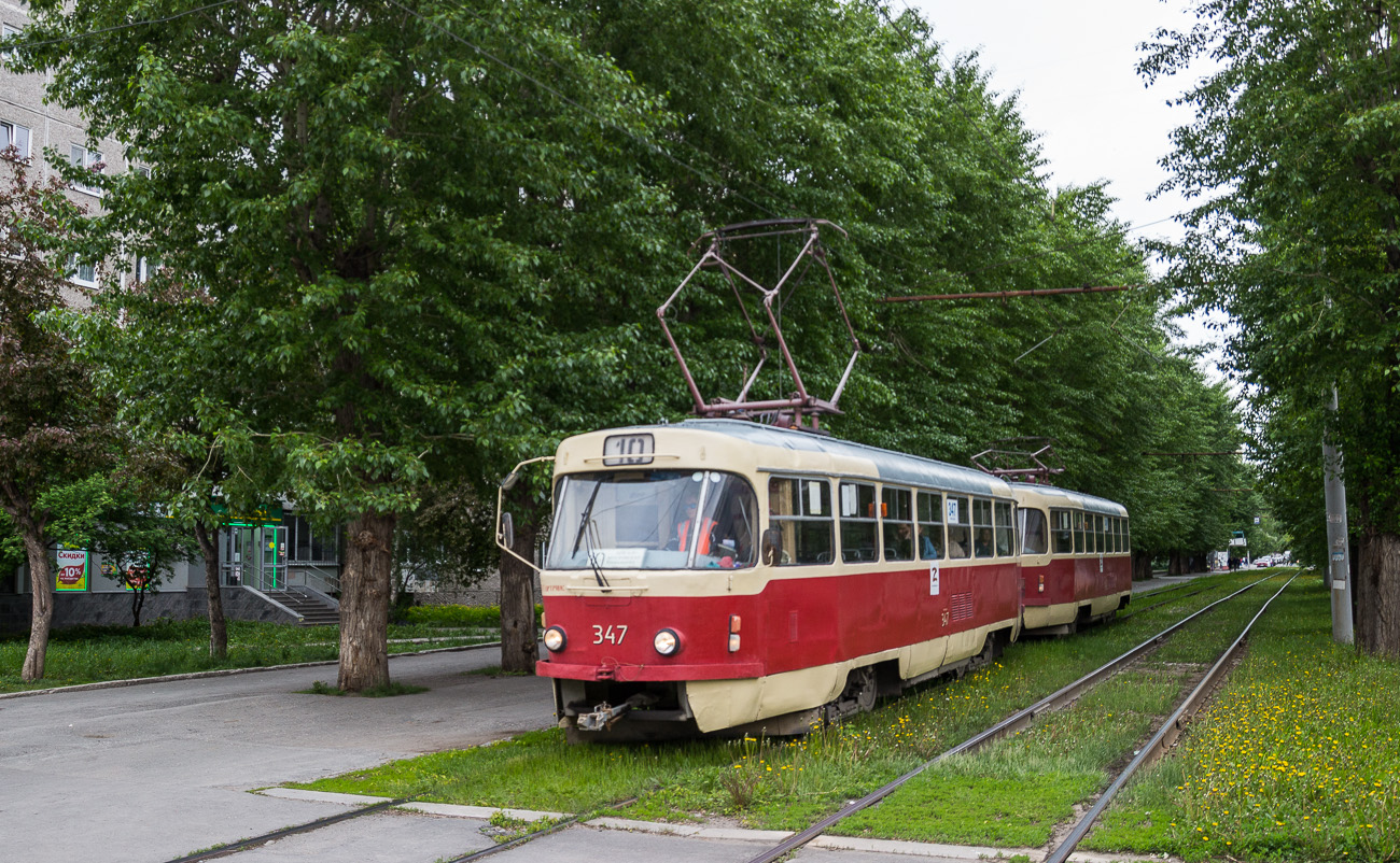 Екатеринбург, Tatra T3SU № 347