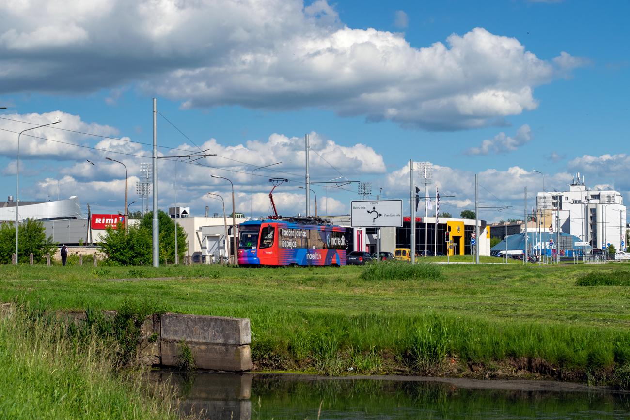Даугавпілс — Трамвайные линии и инфраструктура