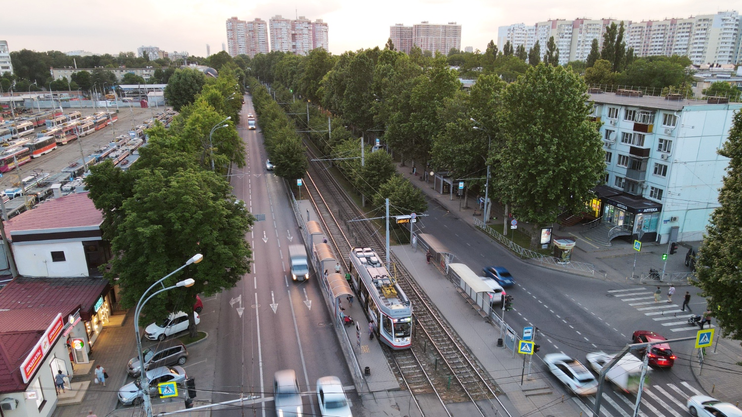 Краснодар — Трамвайные линии; Краснодар — Троллейбусные линии