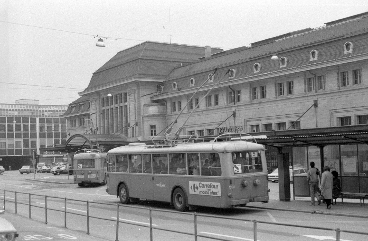 Лозана, FBW/FFA/MFO Tr51 № 591; Лозана — Старые фотографии