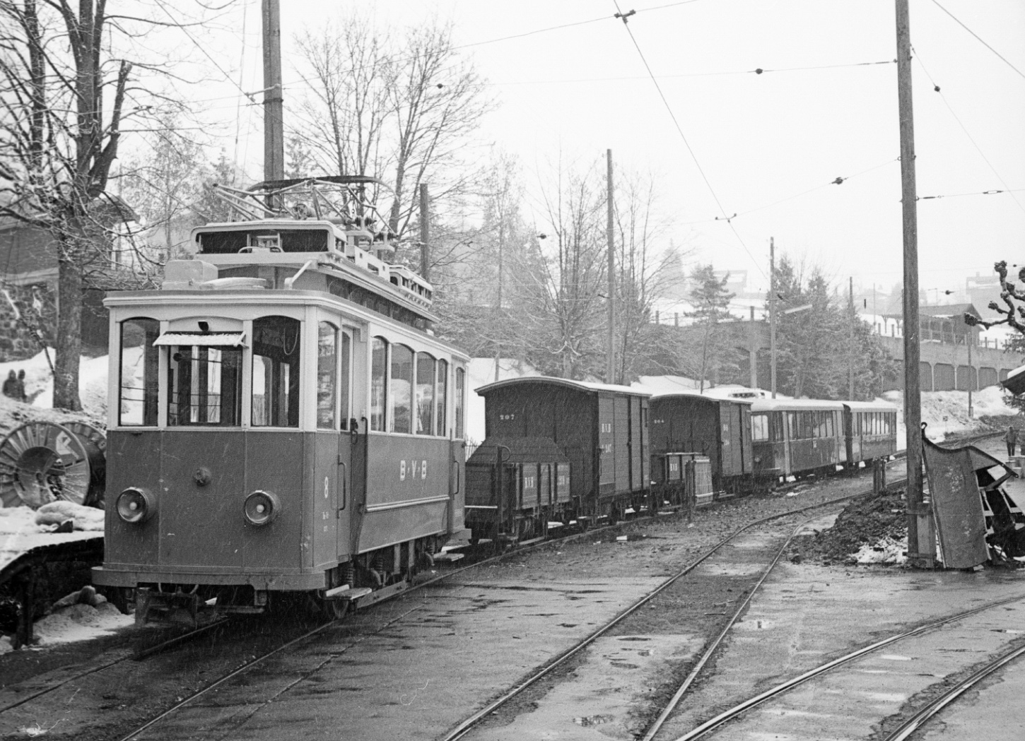 Aigle - Bex, SWS/MFO Ce 2/2 № 8; Aigle - Bex — Old Photos