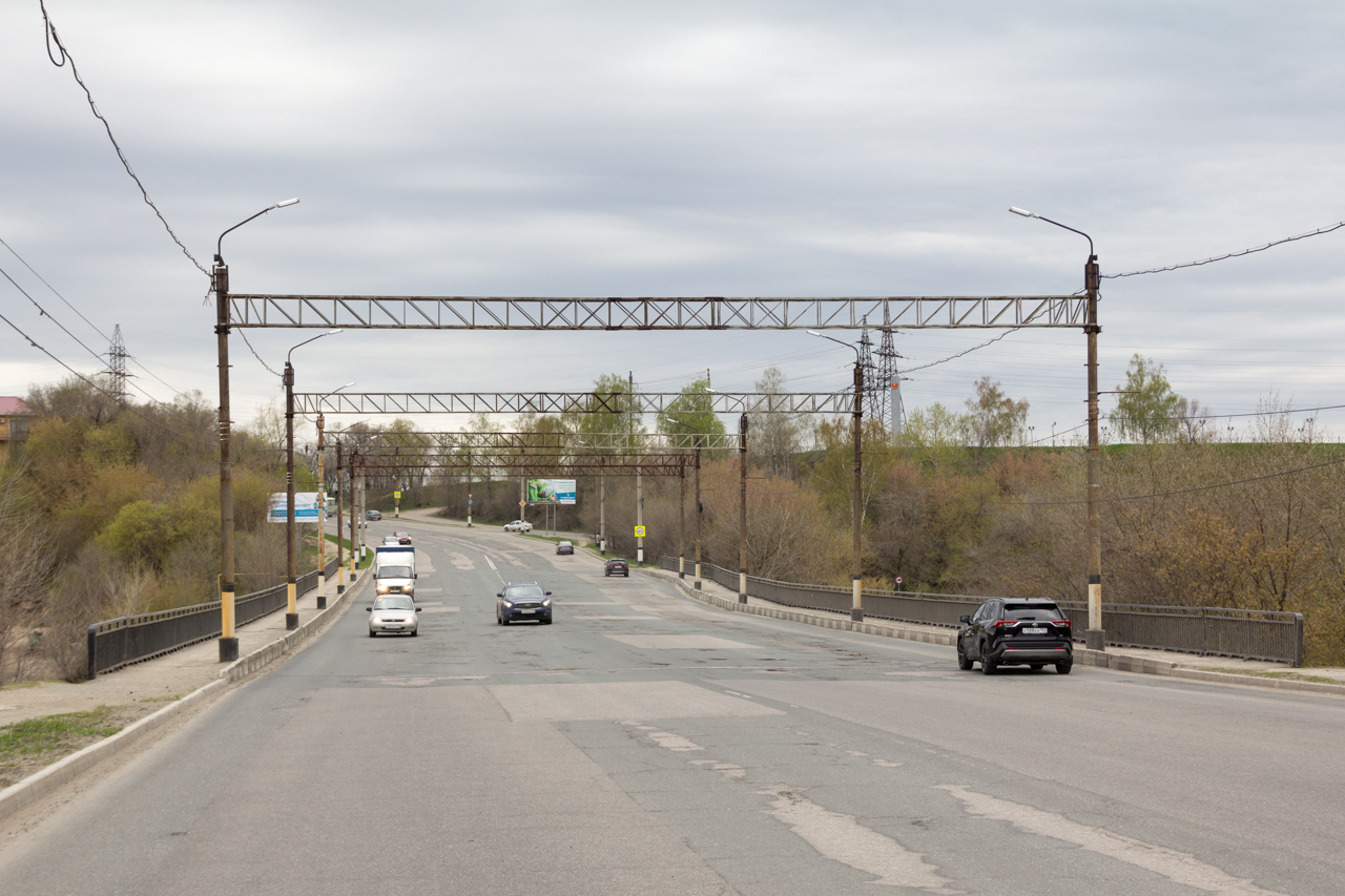 Syzran — Remains of Trolleybus Lines and Infrastructure