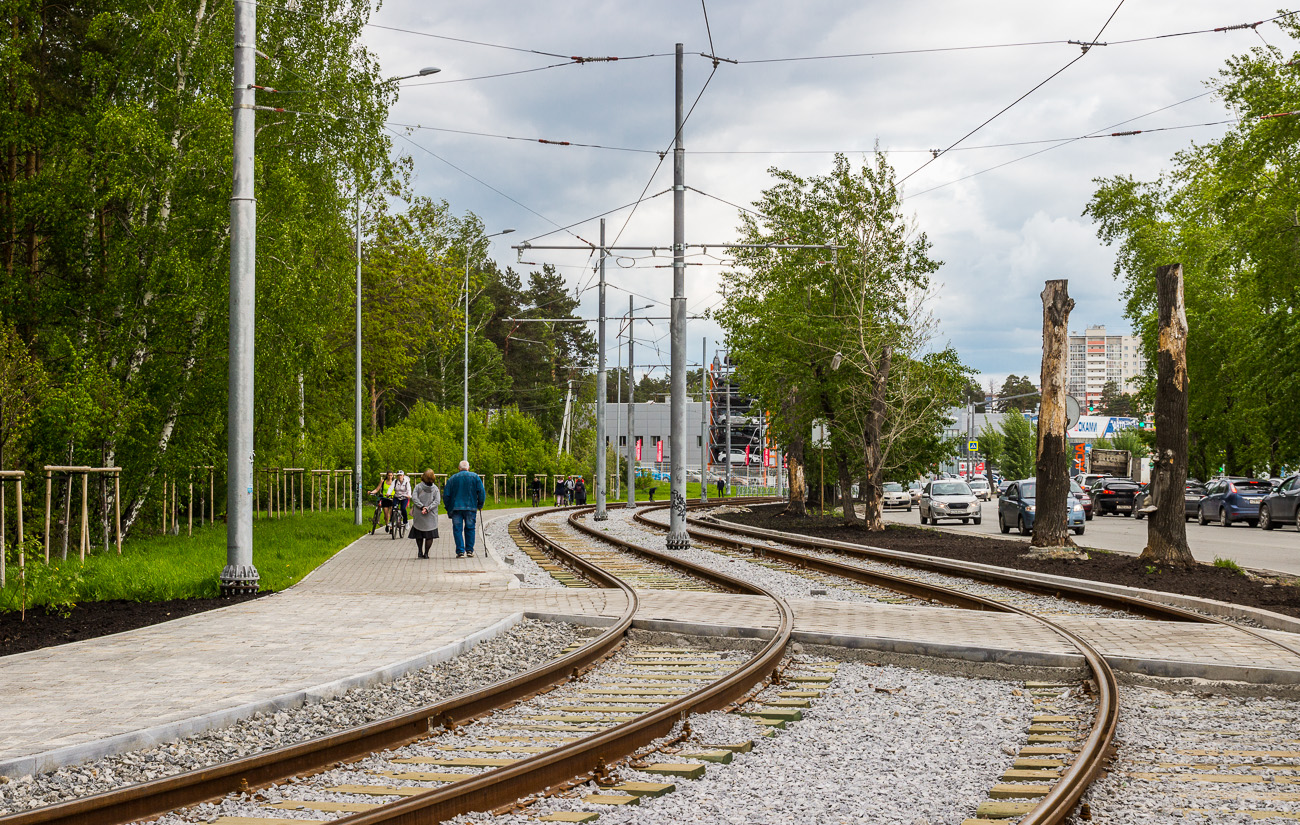Jekaterinburgas — The construction of a tram line Ekaterinburg — Verhnyaya Pyshma; Verkhniaya Pyshma — The construction of a tram line Ekaterinburg — Verhnyaya Pyshma