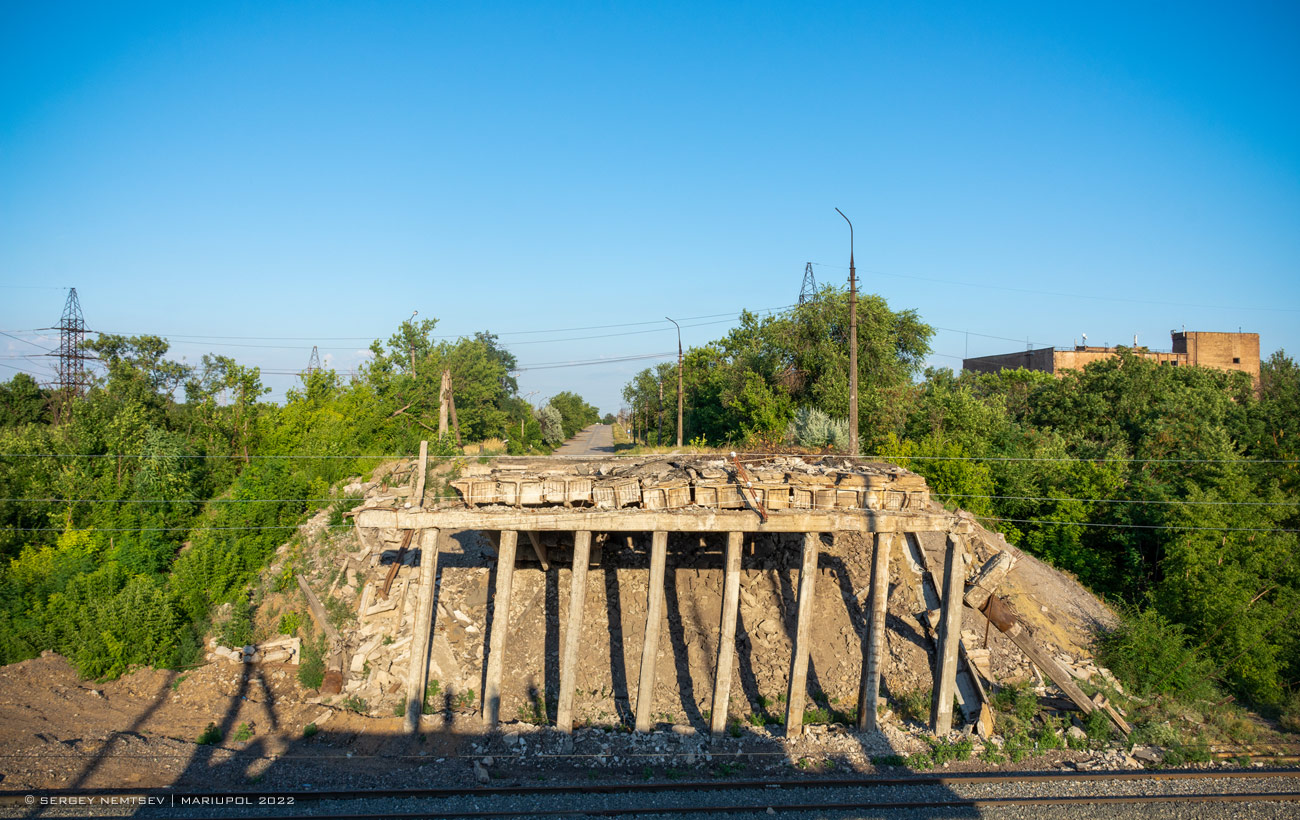 Mariupol — Aftermath of Military Actions 24 February – 20 May 2022; Mariupol — Tramway Lines and Infrastructure