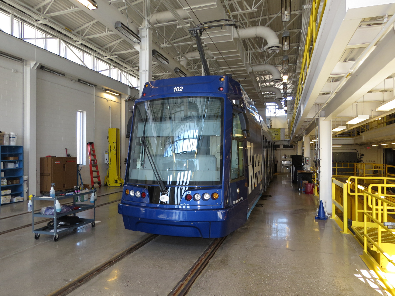 Тусон, United Streetcar 200T № 102; Тусон — Депо Sun Link