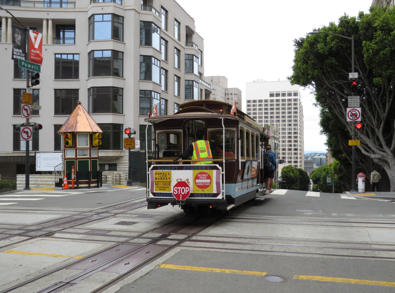 San Francisco Bay Area, Mahoney cable car Nr 24; San Francisco Bay Area — Cable Car Lines and Infrastructure