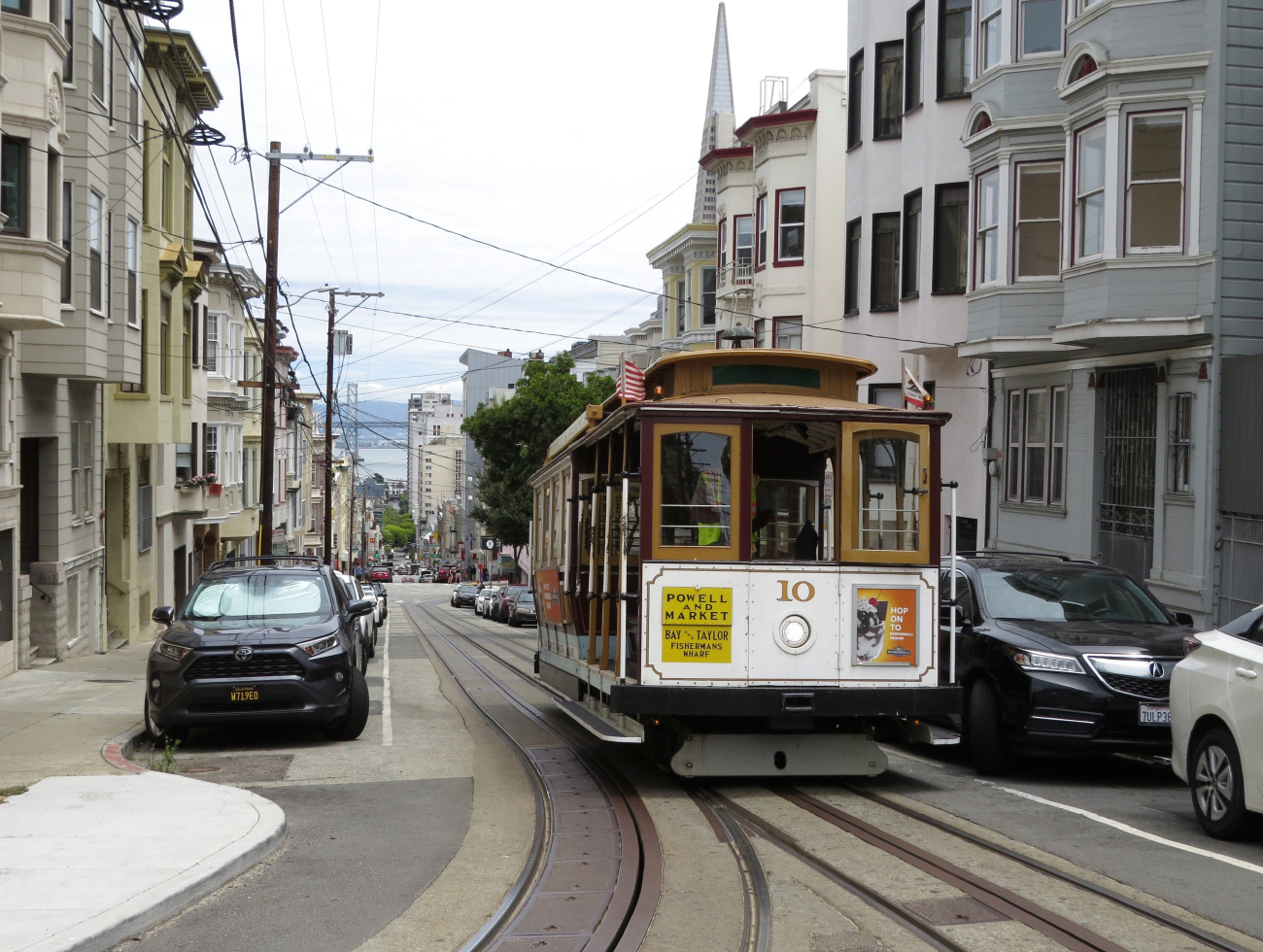 San Francisco Bay Area, Carter cable car — 10; San Francisco Bay Area — Cable Car Lines and Infrastructure