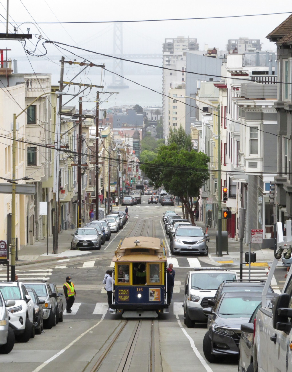 San Francisco Bay Area, Muni cable car № 16; San Francisco Bay Area — Cable Car Lines and Infrastructure