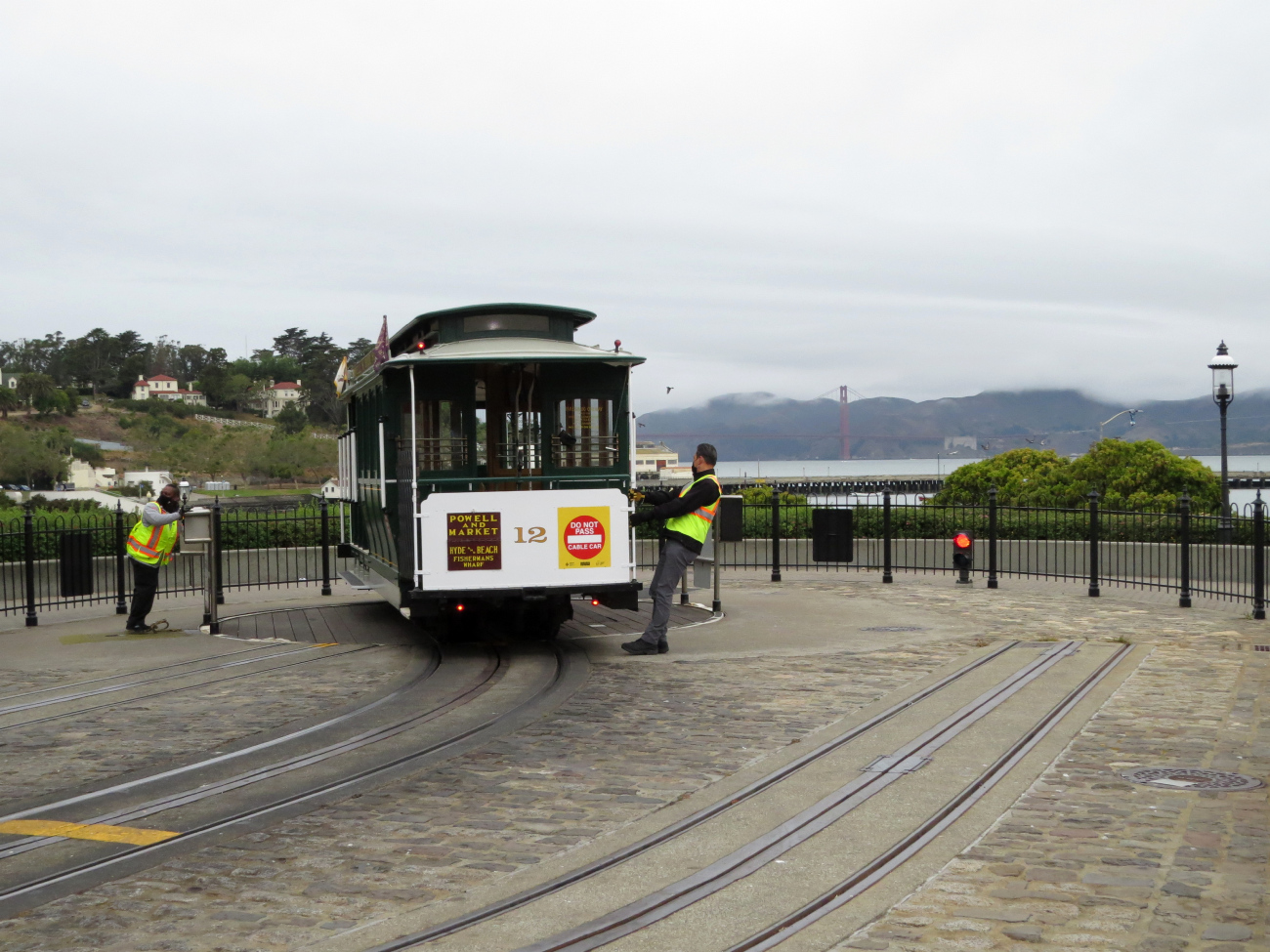 San Francisco Bay Area, Carter cable car — 12; San Francisco Bay Area — Cable Car Lines and Infrastructure