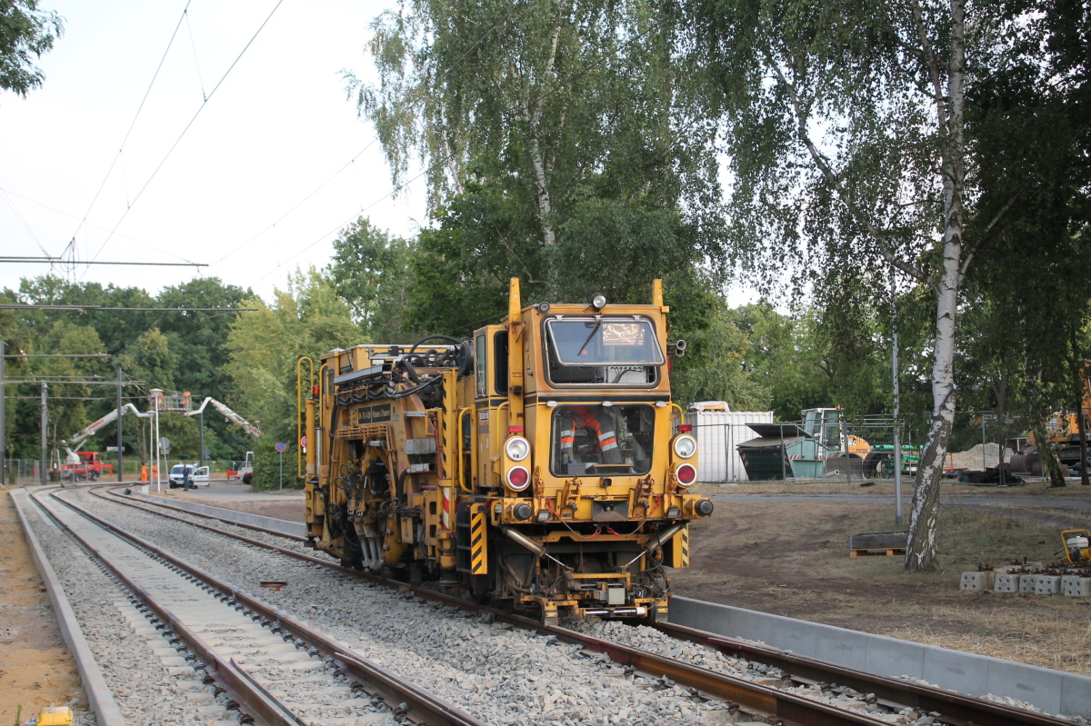 Котбус — Реконструкция трамвайной линии на Тимштрассе; Котбус — Служебные транспортные средства трамвая