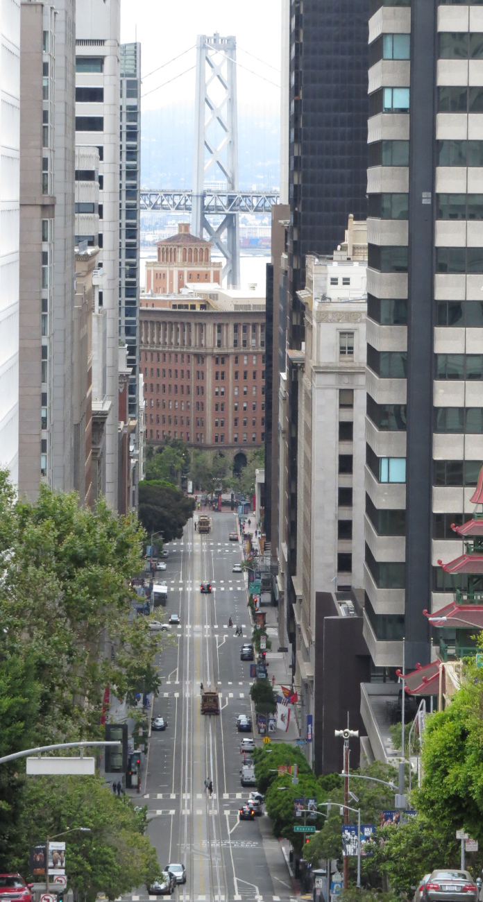 San Francisco Bay Area — Cable Car Lines and Infrastructure