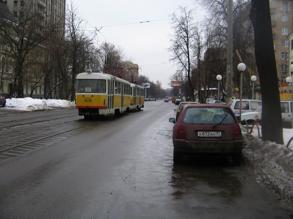 Moskau, Tatra T3SU Nr. 1618