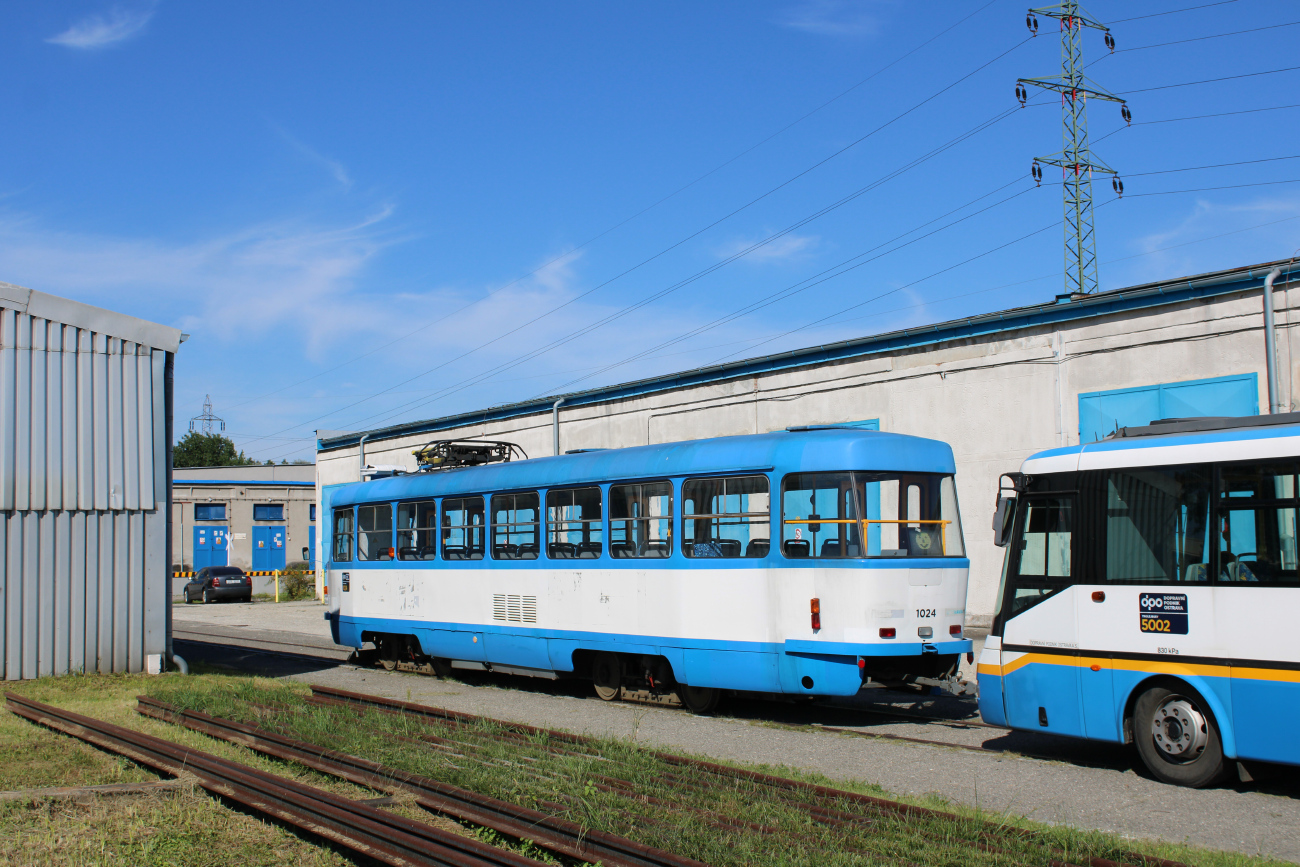 Ostrava, Tatra T3R.P # 1024; Ostrava — Ostrava public transport workers' day 2022