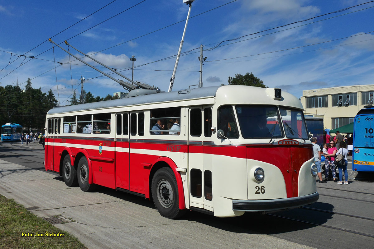 Ostrava, Tatra T400 — 26; Ostrava — Ostrava public transport workers' day 2022