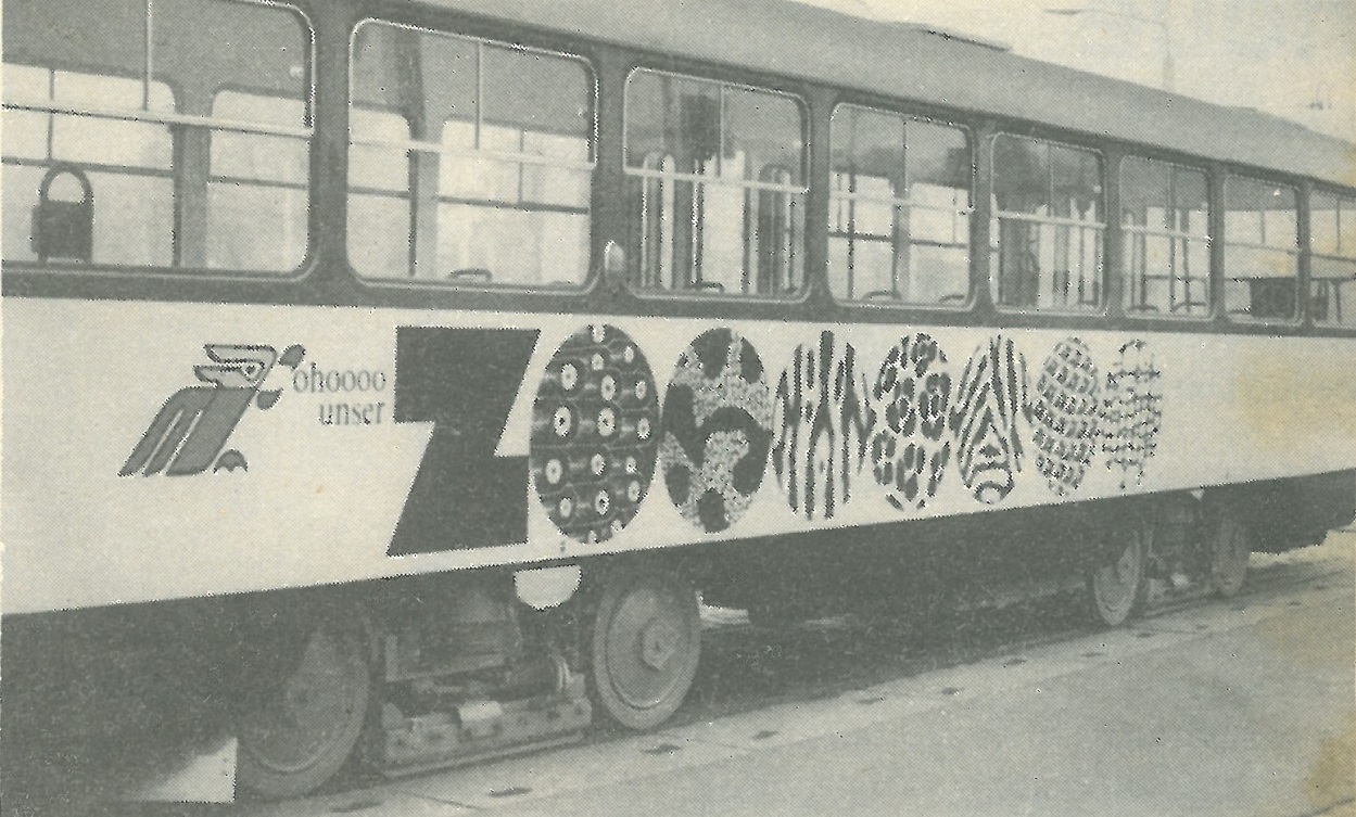 Dresden, Tatra B4D Nr. 272 425; Dresden — Alte Fotos (Straßenbahn)