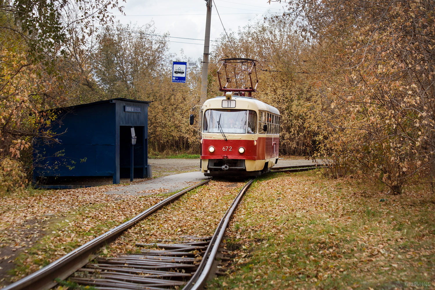 Екатеринбург, Tatra T3SU № 672; Екатеринбург — Линия на Зеленый Остров