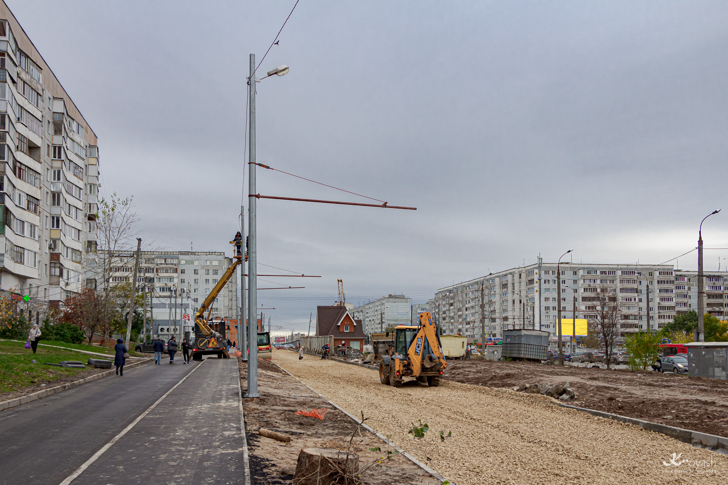 Kaasan — Construction and reconstruction of the trolleybus lines; Kaasan — Underground — Azinsko-Savinovskaya line [2]