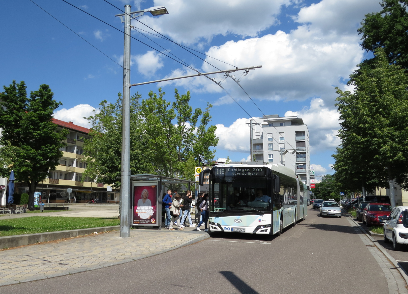 Esslingen — Trolleybus Lines and Infrastructure