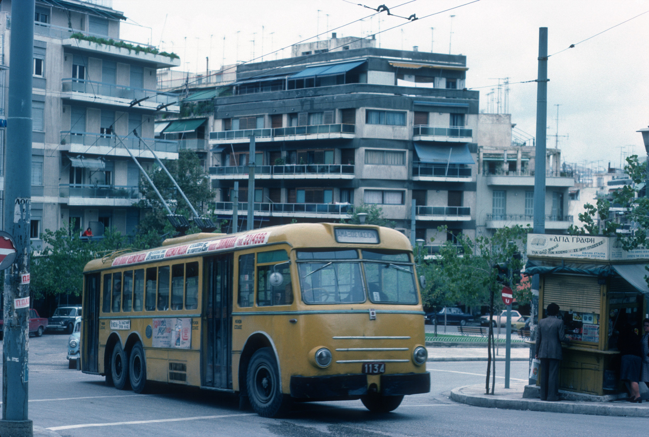 Athens, Alfa Romeo 140 AF Casaro/CGE № 1134; Athens — Trolleybuses — old photos