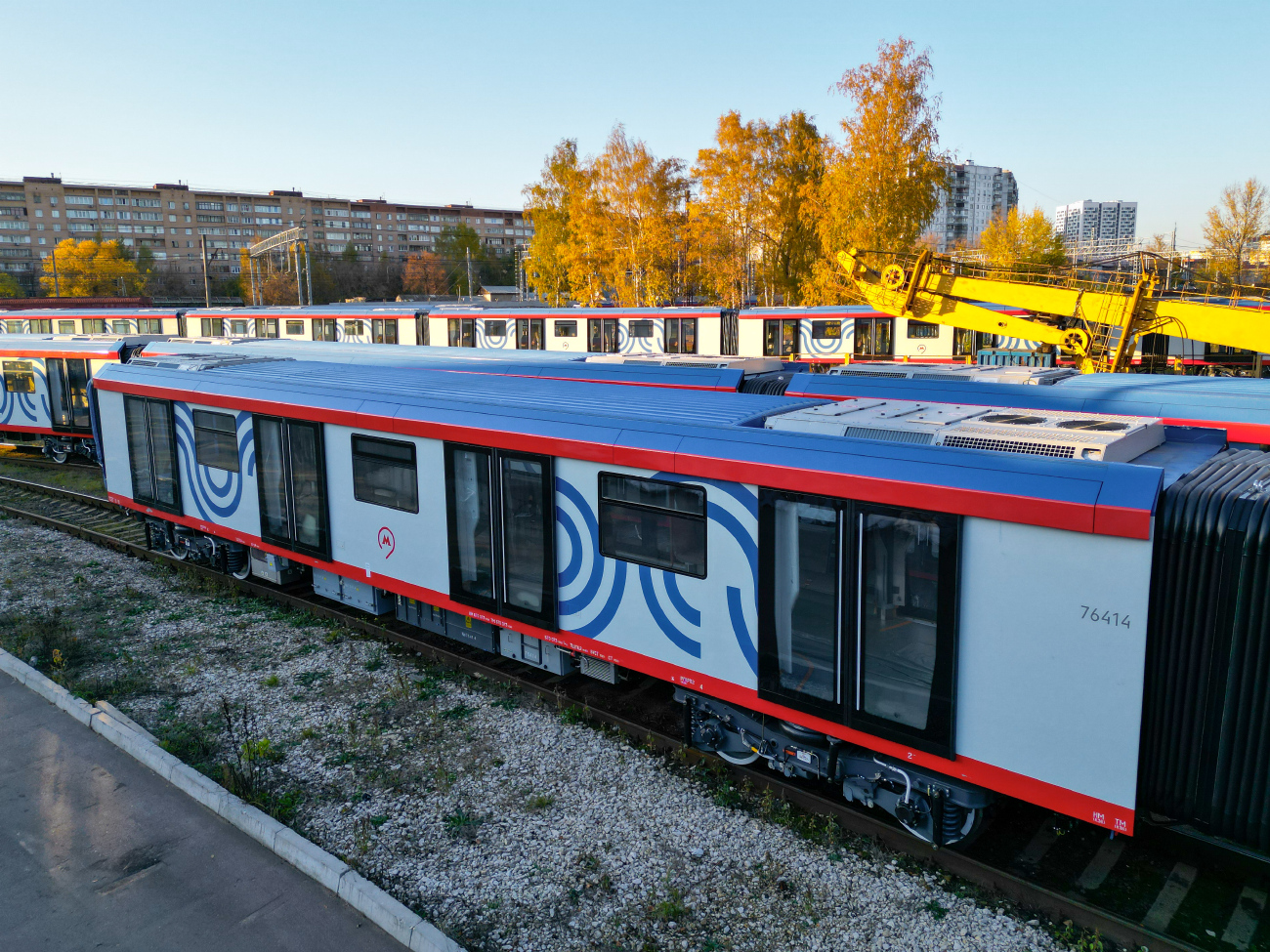 Москва, 81-776 «Москва 2020» (МВМ) № 76414; Мытищи — АО "Метровагонмаш"; Мытищи — Новые вагоны для Московского метрополитена