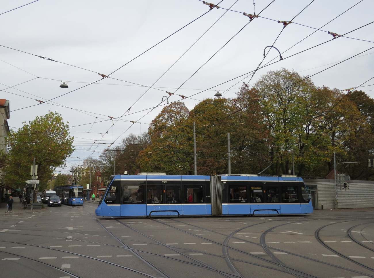 Munich, Siemens Avenio T2.7 Nr. 2706; Munich — Tramway Lines and Infrastructure
