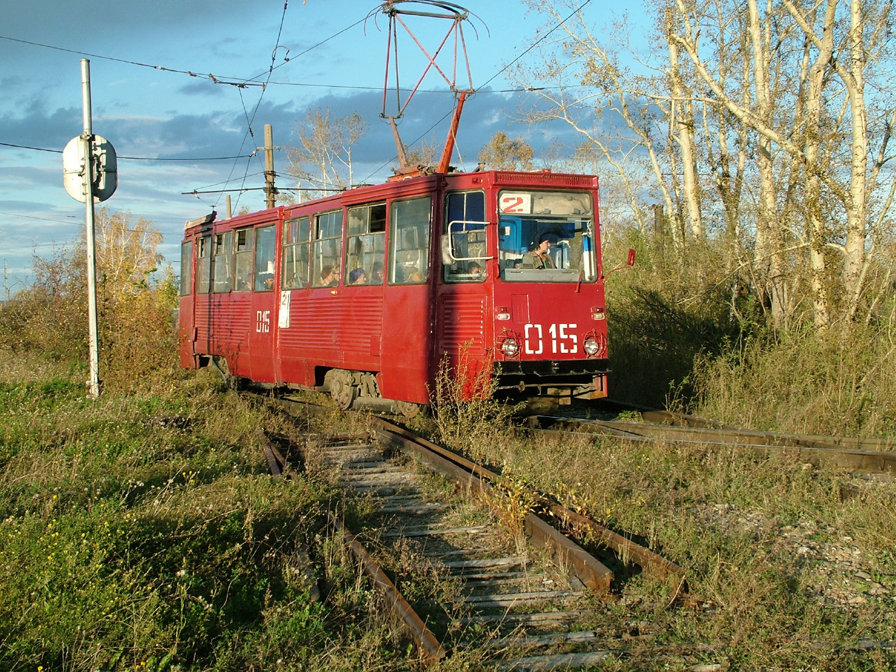 Usolye-Sibirskoye, 71-605 (KTM-5M3) № 015; Usolye-Sibirskoye — Closed line to ChPhP