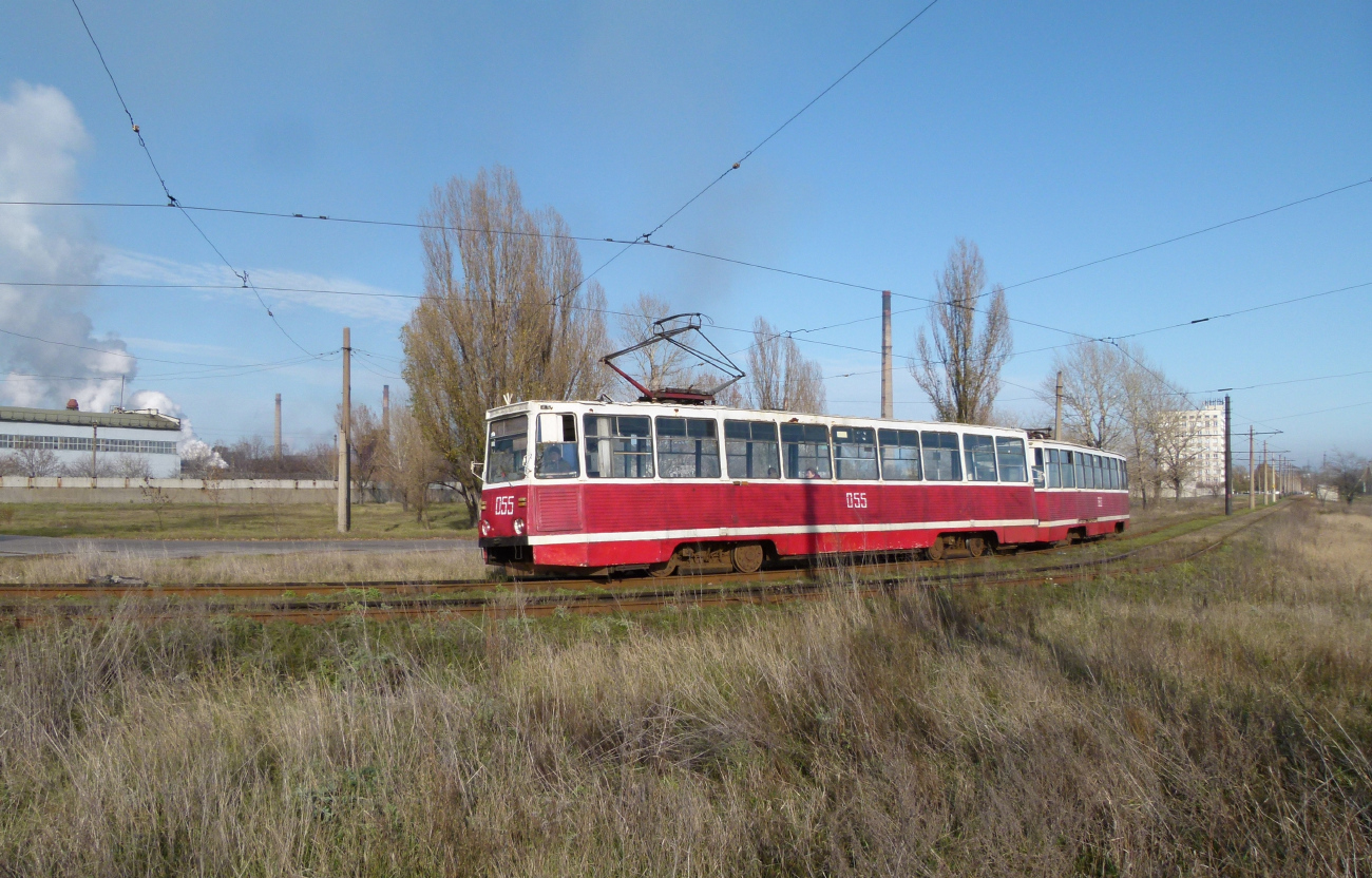 Avdiivka, 71-605 (KTM-5M3) # 055; Avdiivka — 13.11.2012 — Fantrip with EMU 055+060