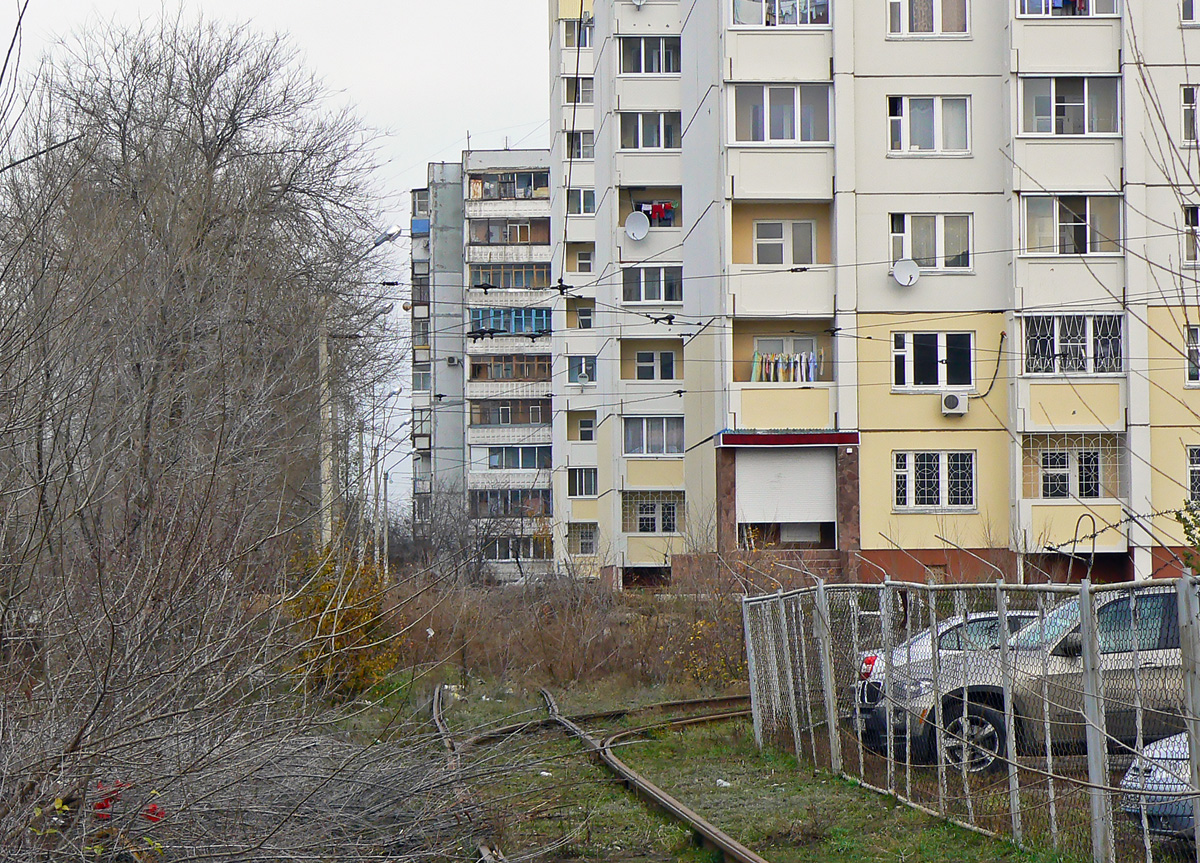 Voronège — The remnants of Voronezh tramway