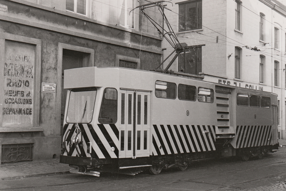 Brüsszel, MIVB/STIB Series 5000 — 40; Brüsszel — Old photos MIVB / STIB