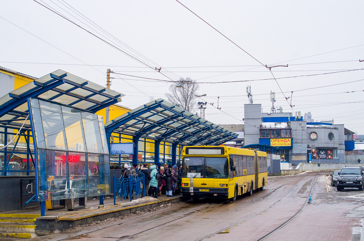 Kyiv — Miscellaneous photos; Kyiv — Terminus stations; Kyiv — Tramway lines: Rapid line