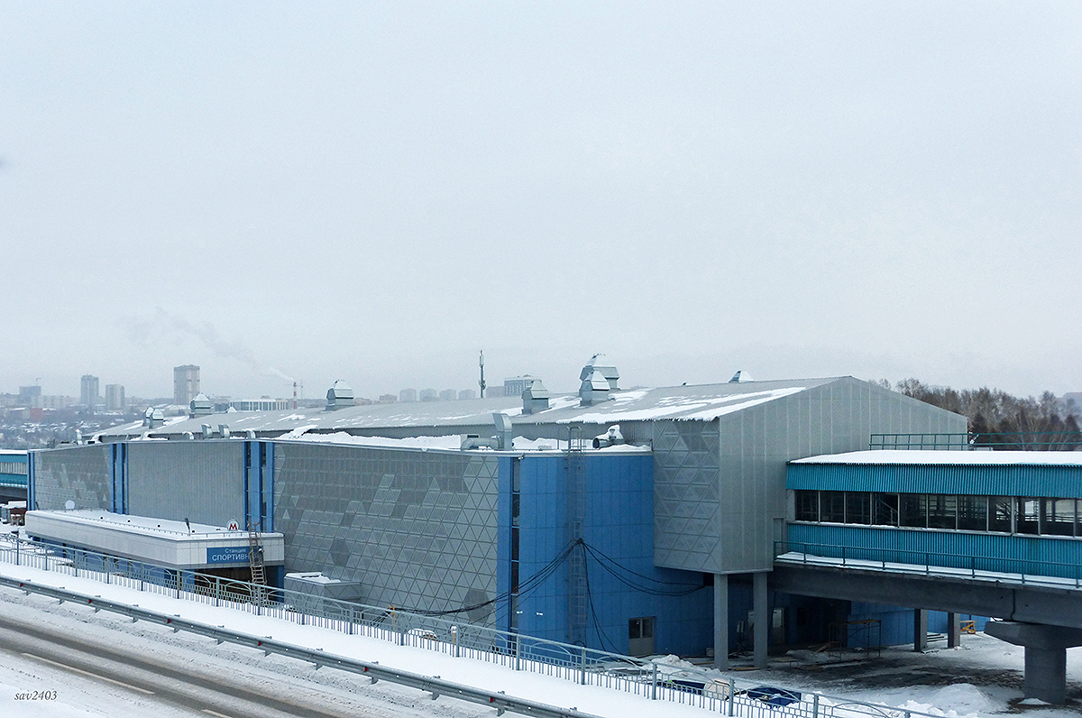 Novosibirsk — Leninskaya Line — bridge across Ob River; Novosibirsk — Leninskaya Line — Sportivnaya station