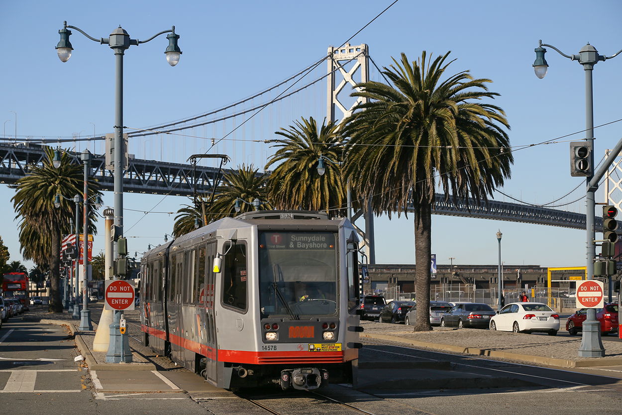 Сан-Франциско, область залива, Breda LRV № 1457