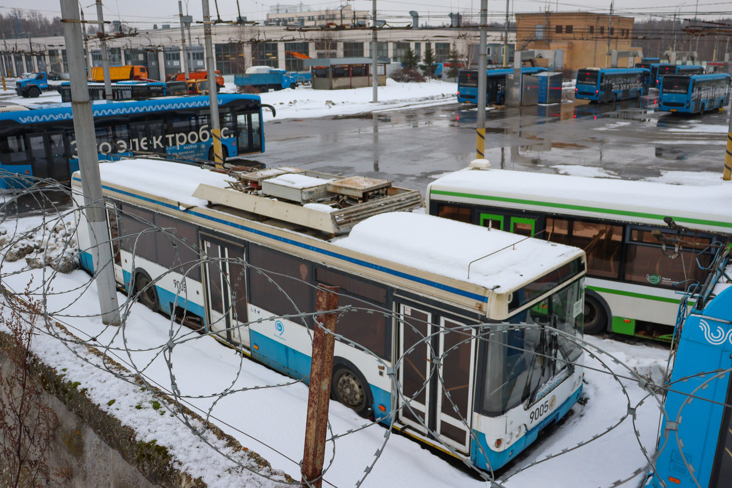 Москва — Троллейбусные парки: [9] Новокосинский автобусно-троллейбусный парк