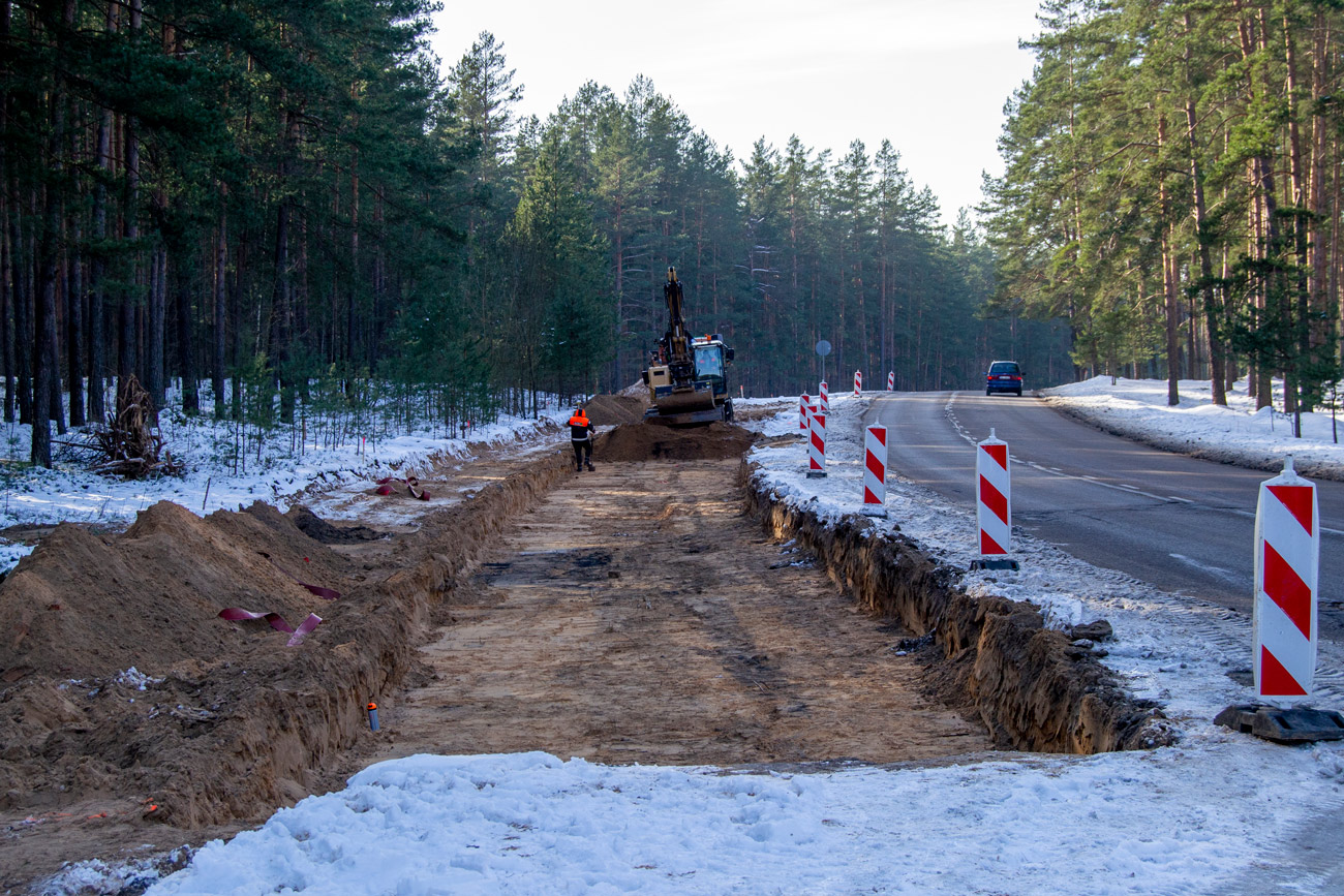 Dünaburg — Construction of new tram line Ķīmija — Stropi