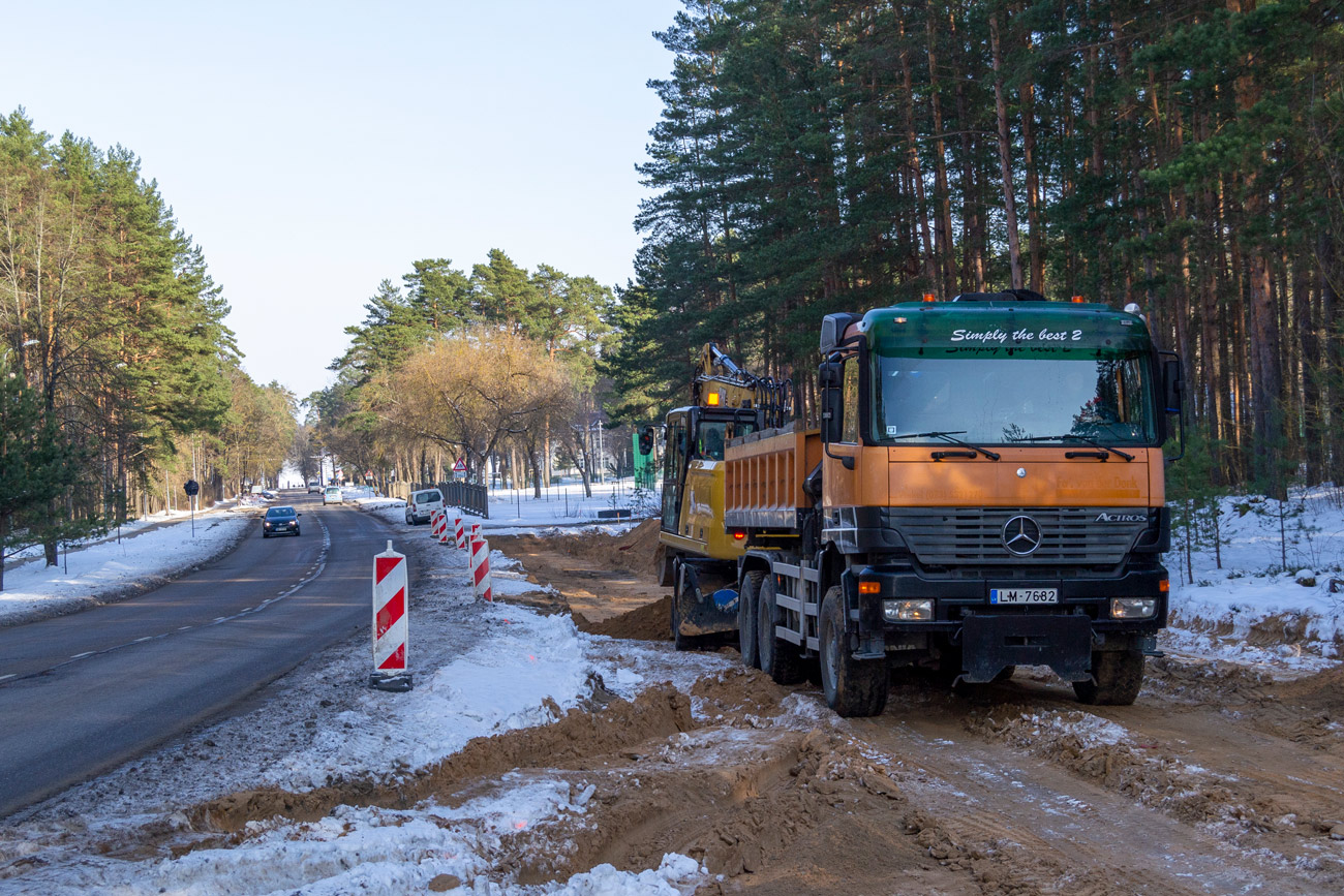 Daugavpils — Construction of new tram line Ķīmija — Stropi