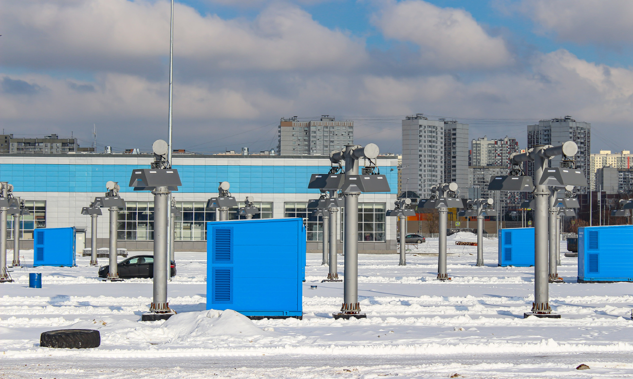 Moscou — Construction of an electric bus (trolleybus) depot in Mitino district; Moscou — Electric power service — Charging stations